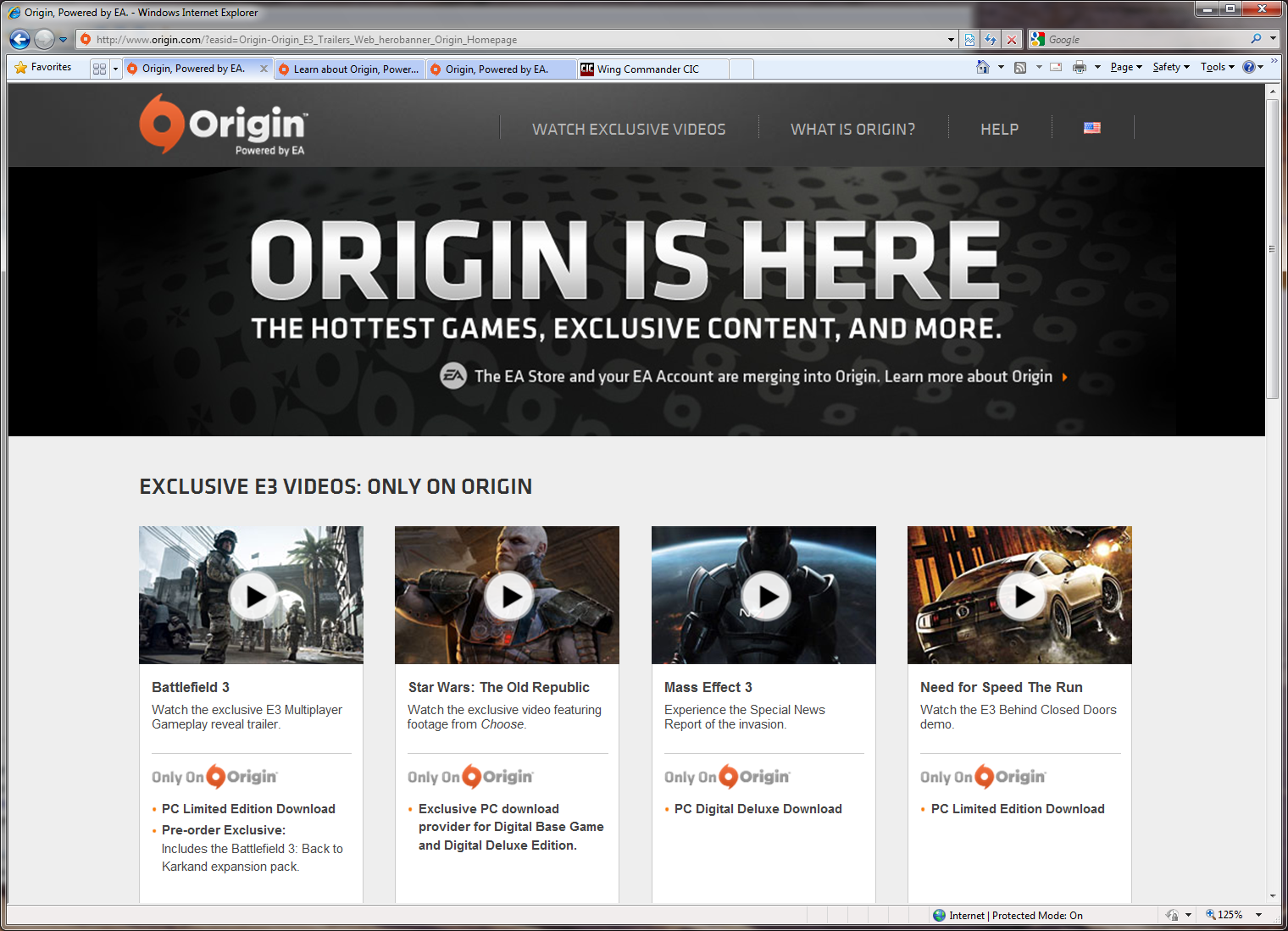access origin store from client