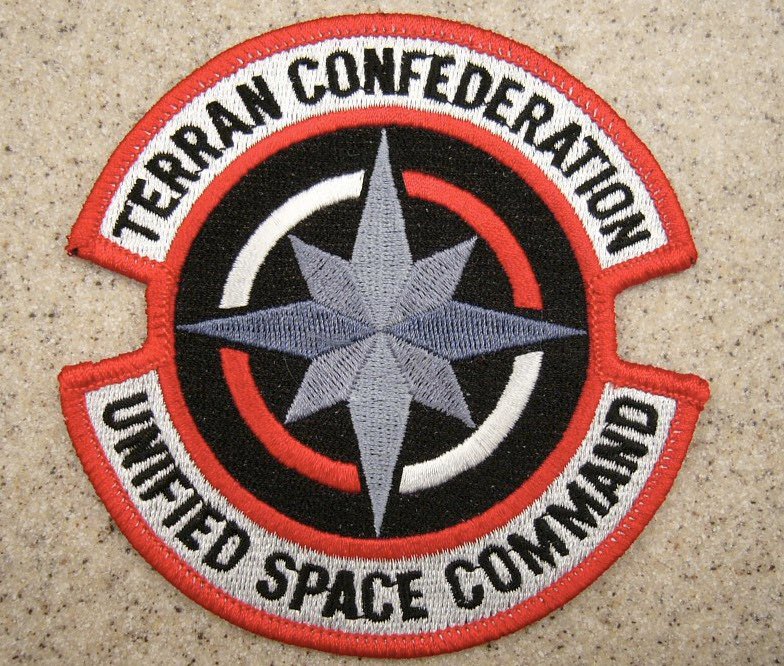 Wing Commander Terran Confederation Uniform 4" Tall Patch- WCPA-01