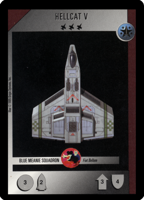 Blue Meanie Squadron (card) Wing Commander Encyclopedia