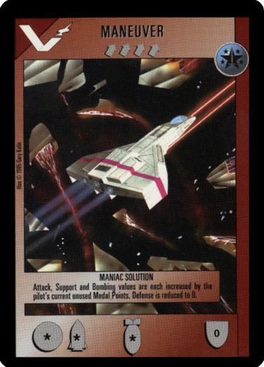 Maniac Solution Card Wing Commander Encyclopedia 9191